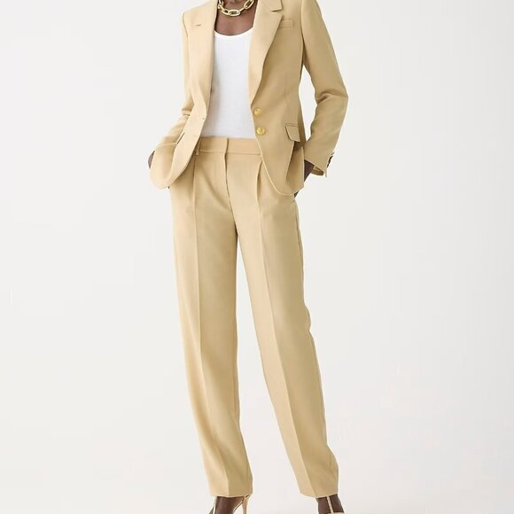 NWT - J. Crew Tall relaxed drapey crepe trouser - Picture 2 of 6